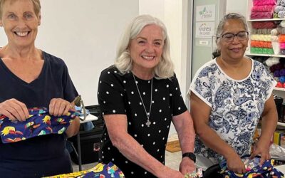 Beautifully Handmade Pencil Cases Land on the Desks of Children in Need